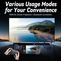 Console de jeu portable ANBERNIC RG40XX H, écran 4'', système Linux, joystick, effet d'éclairage RGB, lecteur de jeux vidéo rétro RG40XXH, cadeau 5