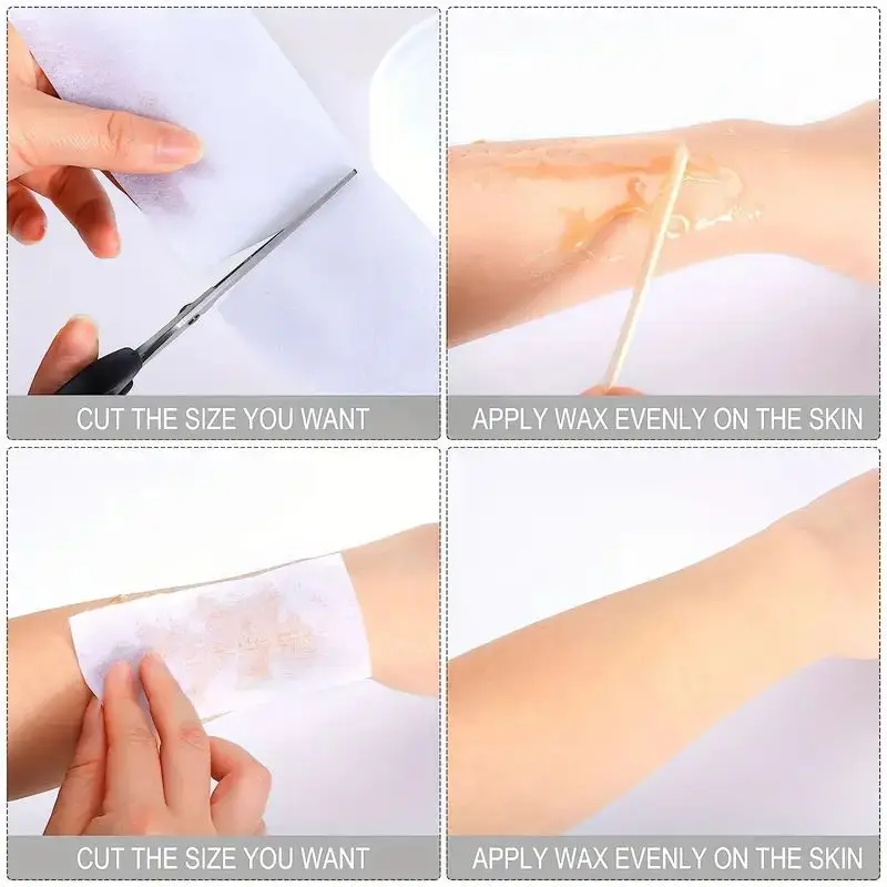 Non Woven Wax Strips Roll Of Wax Strips Roll Epilating Roll For Body And Facial Hair Removal Roll Waxing Strips Epilating Roll 4