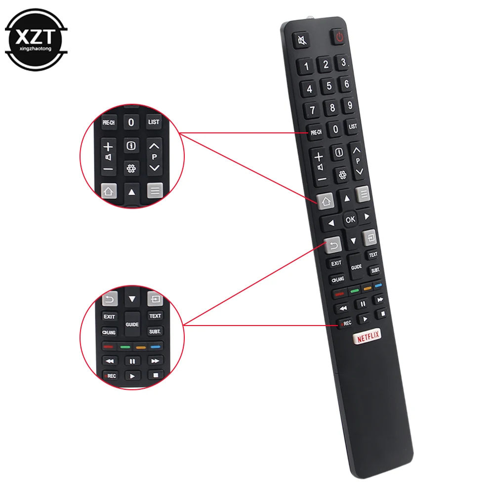RC802N YAI2 замена пульта дистанционного управления для TCL Smart TV 32S6000S 43S6500FS 43DP640 U55P6046 RC802N YAI1 RC802N YUI1 (art.: 3920c4e87b3af) - 3920c4e87b3af