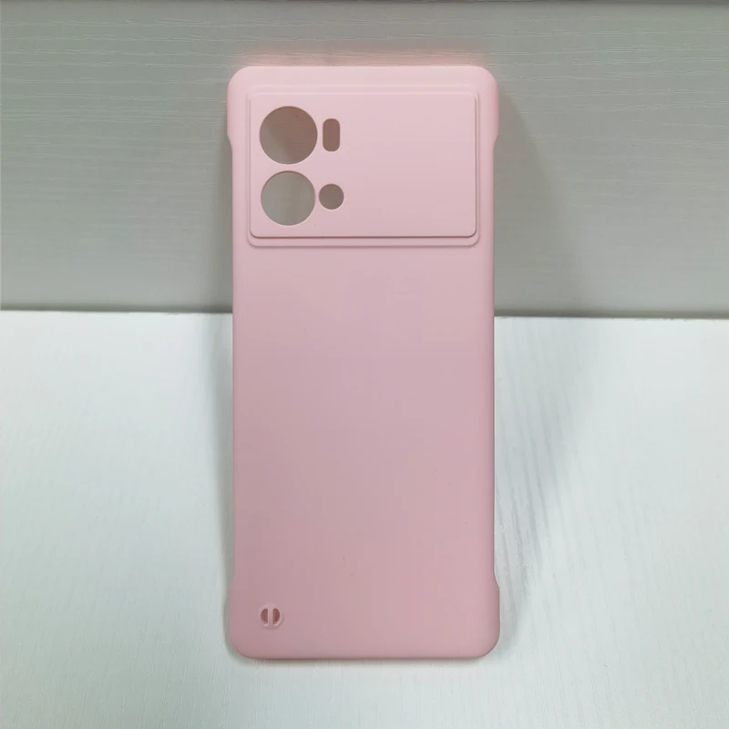 Rahmenlose, matte Hülle in Bonbonfarben für vivo iQOO 9 8 7 5 Pro Neo6 Neo5 Neo 6 5 SE Neo3 Z5 Z3 Slim Hard PC Stoßfest Bumpe_voghion.com