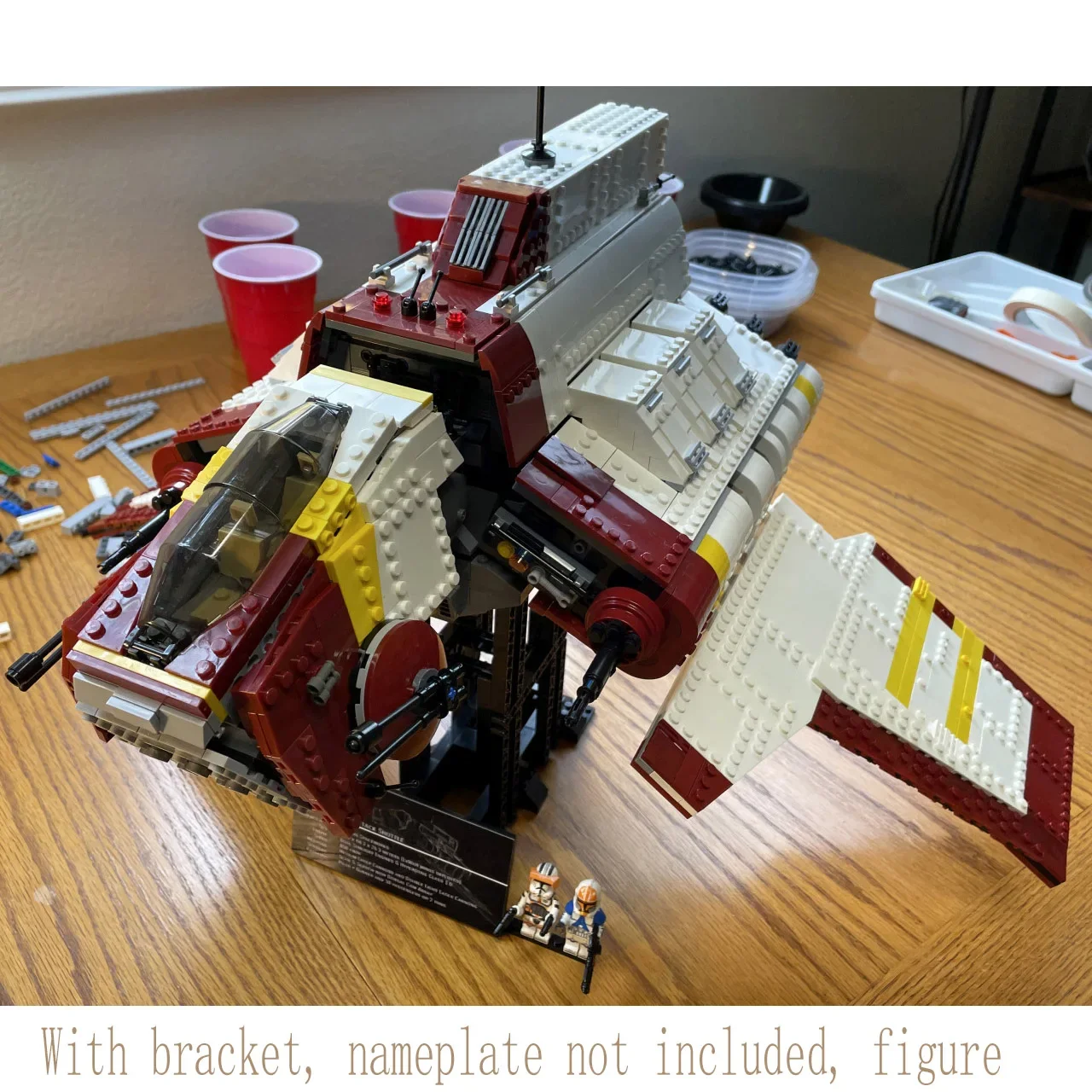 

MOC-X-Series Movie Wars Building Blocks, UCS Republic, Nu-Class, Attack Shuttle, DIY Model, Battle Bricks, Toys for Kids, Gifts