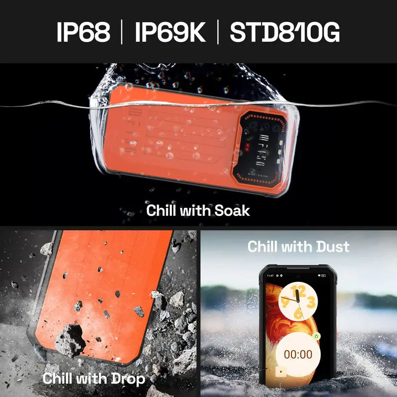 IIIF150 Air1 Pro Rugged Phone IP68/IP69K 6.5