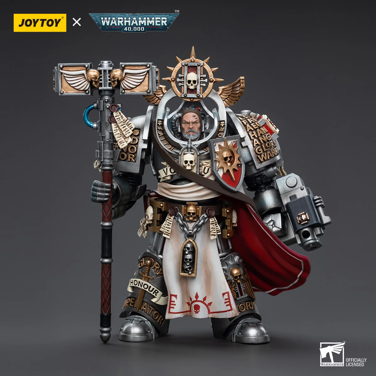 JOYTOY 40K Grey Knights Grand Master Voldus 1/18 Collectors Action Figures Model Gift