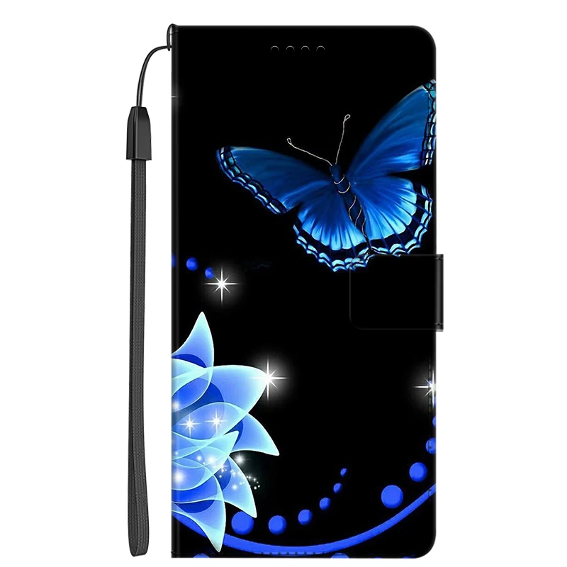 Elegant Flip Leather Wallet Cover with Stand - Premium Protection Case and Card Holder