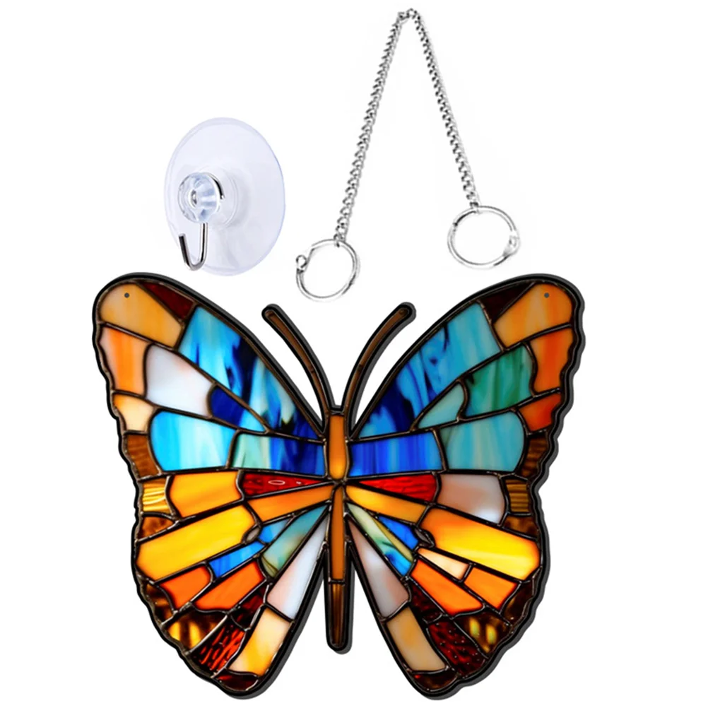 

1 Set of Party Acrylic Hanging Butterfly Pendant Festival Door Hanging Butterfly Decor Halloween Pendant
