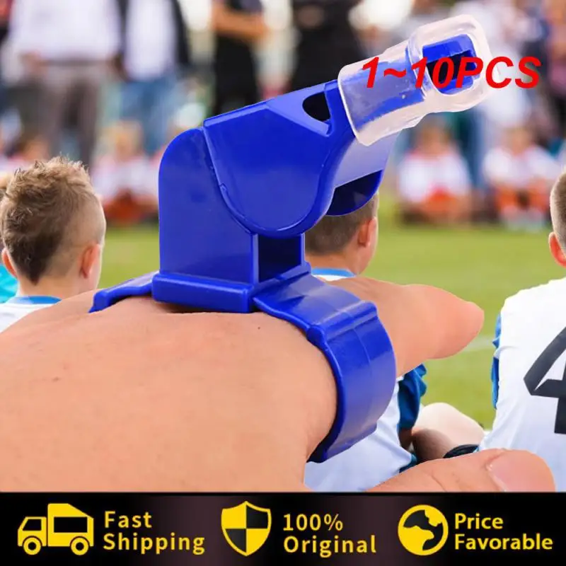 

1~10PCS Black Plastic Pealess Finger Grip Sports Skate Soccer Football Referee Mouth Whistle Grip Whistle For Referees And