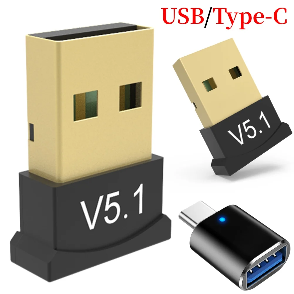 USB Bluetooth Adapter Handsfree Wireless Transmitter Receiver Audio Bluetooth Dongle Wireless USB Adapter for PC Computer Laptop