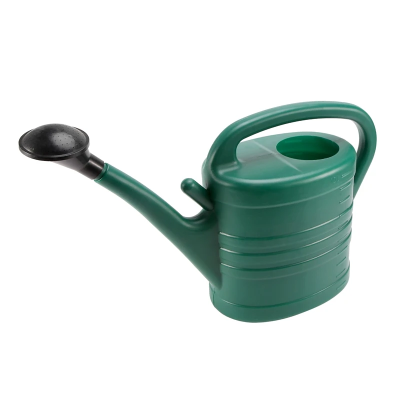 

Watering Can With Green 10 Litre 2 Gallons Garden Flower Water Bottle Watering Kettle With Handle Long Mouth