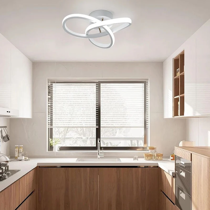 LED ceiling light Modern minimalist tri color for bedrooms living rooms cloakrooms lighting fixtures