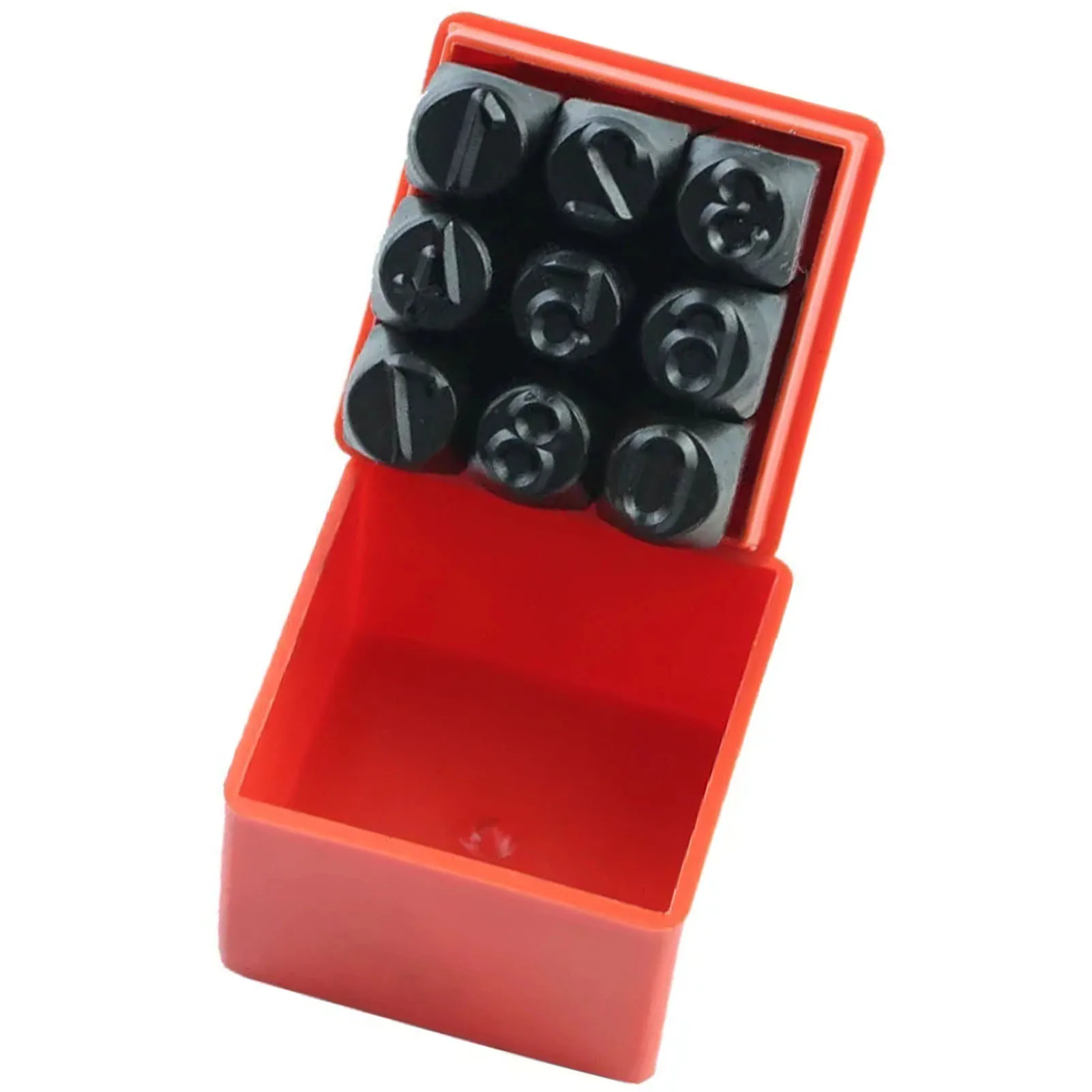 Description Picture 6 of itemNumber Letter Stamp Steel Stamp With Storage Box Punch Set Hardened Metal Leather DIY Craft Embossing Handmade Carving Tool