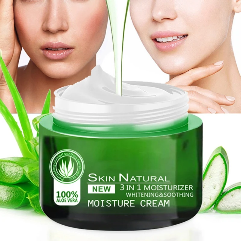 Crema hidratante de colágeno facial de Aloe Vera, 50g