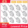 6/8/12pcs Led Downlight 3W DC12V Ceiling Lamp Recessed Down Light Round Led Panel Light Black White Silver Dimmable Spotlight 1