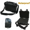 1pc Waterproof Protective Equipment Hard Carry Case with Shoulder Strap, Digital Electronic Product Storage Box with Sponge 1