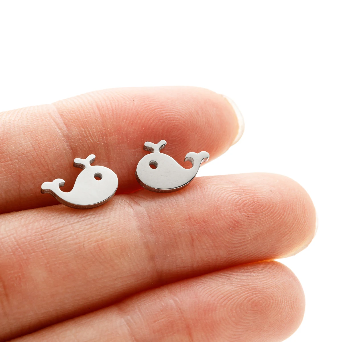 Geburtstagsgeschenke für Ihre Mutter, lustige Edelstahl-Ohrringe, Ohrstecker mit Tieren, Maus, Wal-Charm, Biene, Hund, Giraffe, Pinguin, Katze, Pferd – Detail 6