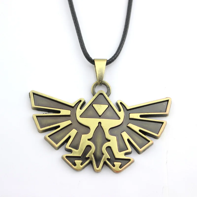 Zeldas Necklace Game Peripheral Man Jewelry Cosplay Weapon Leather String Necklace Boyfriend Fans Gift