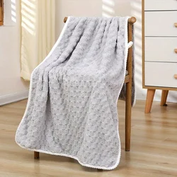 Ultra - Absorbent Quick - Dry Waffle Weave Bath Towels (GRAY)