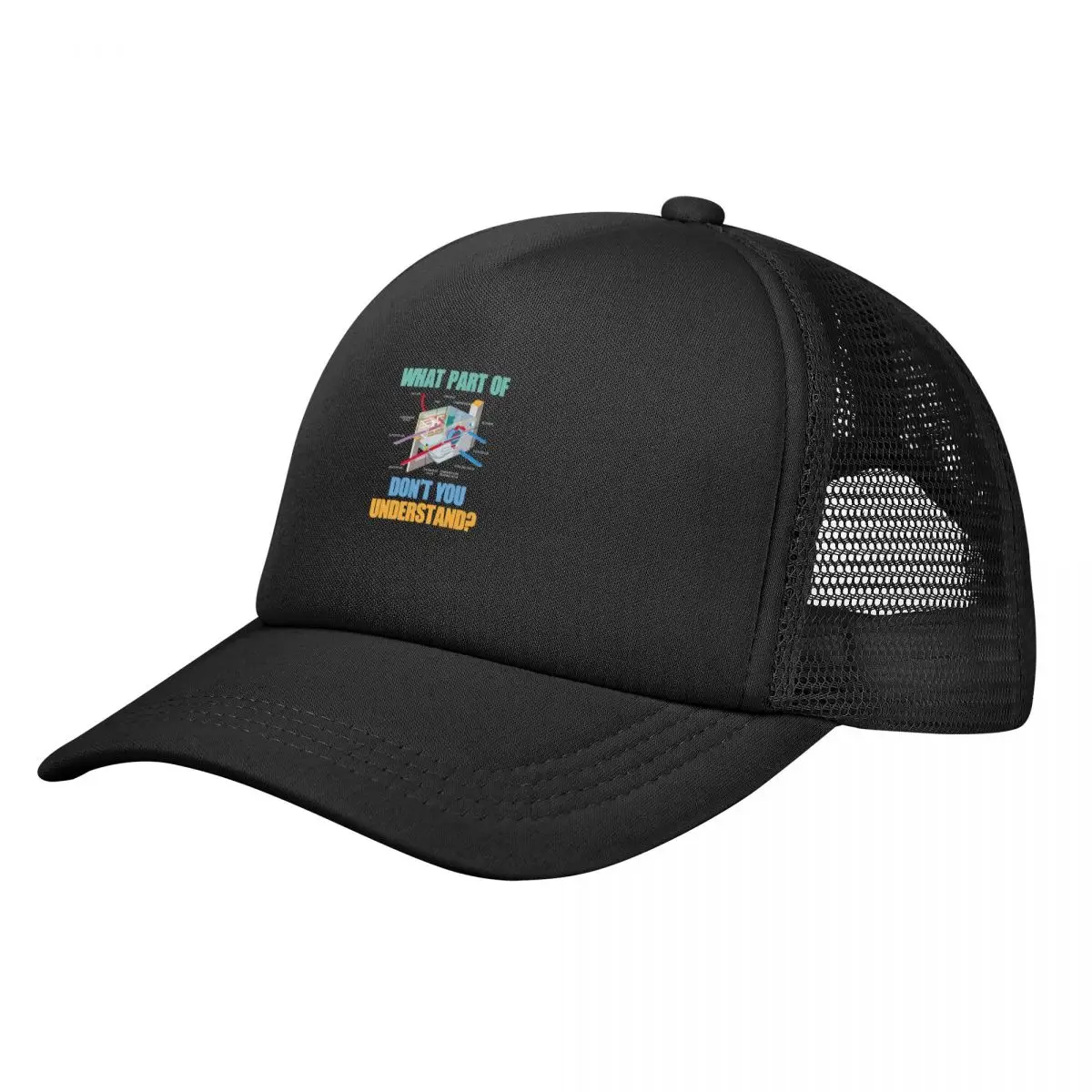

What Part Dont You Understand HVAC Installer Baseball Cap Beach Bag Military Tactical Cap Mens Tennis Women's