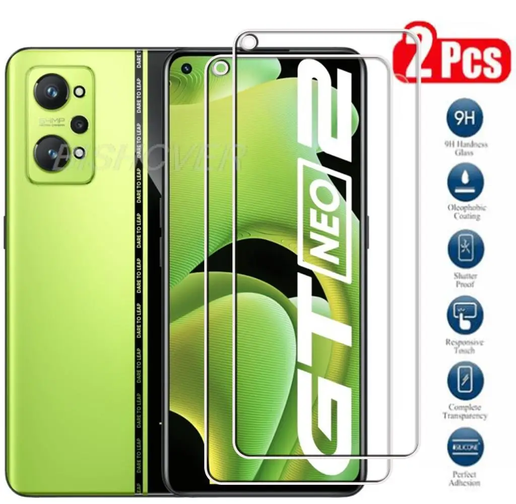 

Tempered Glass For Realme GT Neo 2 6.62" Protective Film Screen Protector On Realme 3 5 Neo5 Neo3 Neo2 GT2 Pro Phone Glass
