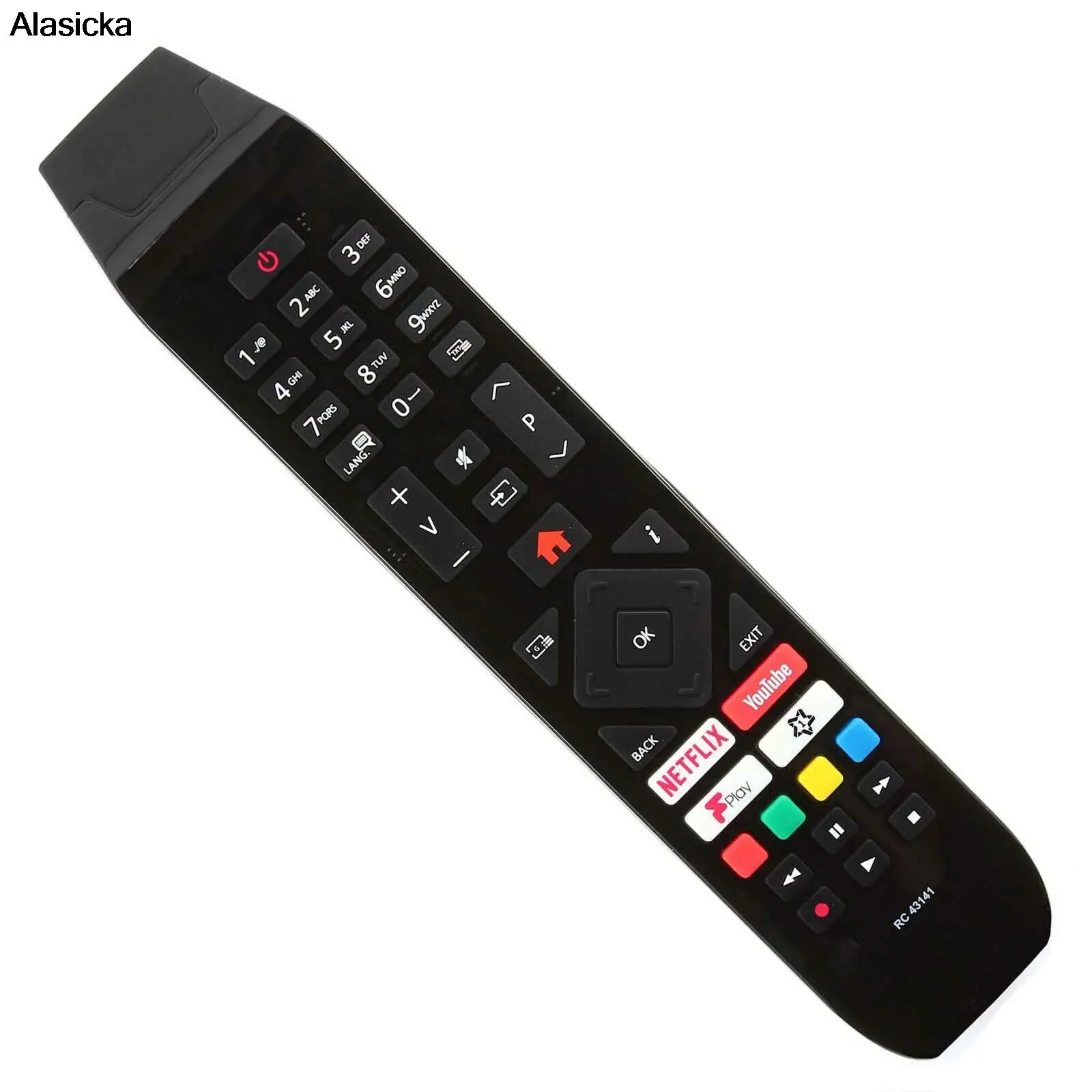 Remote control for Hitachi RC 43141 RC 43140 24HB21J65U 43HK25T74UA