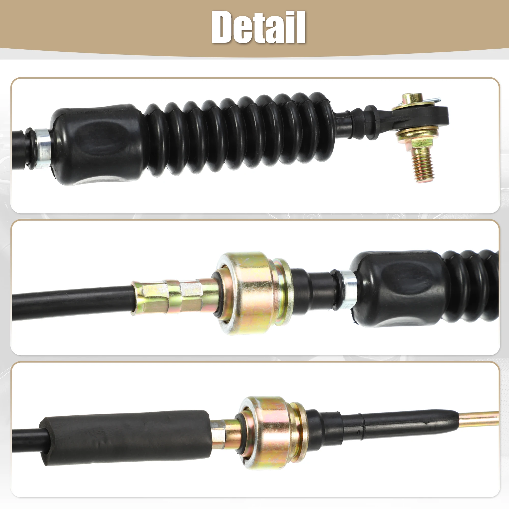 X Autohaux Automatic Transmission Shifter Cable Gear Shift Control Lever Selector Cable No.3382006071 for Toyota Camry 1997-2001