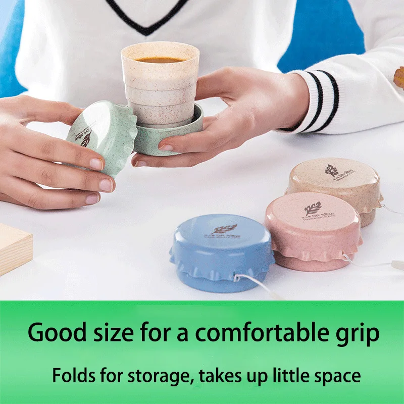 Дорожная Складная чашка портативная складная для воды кружка кофейные чашки