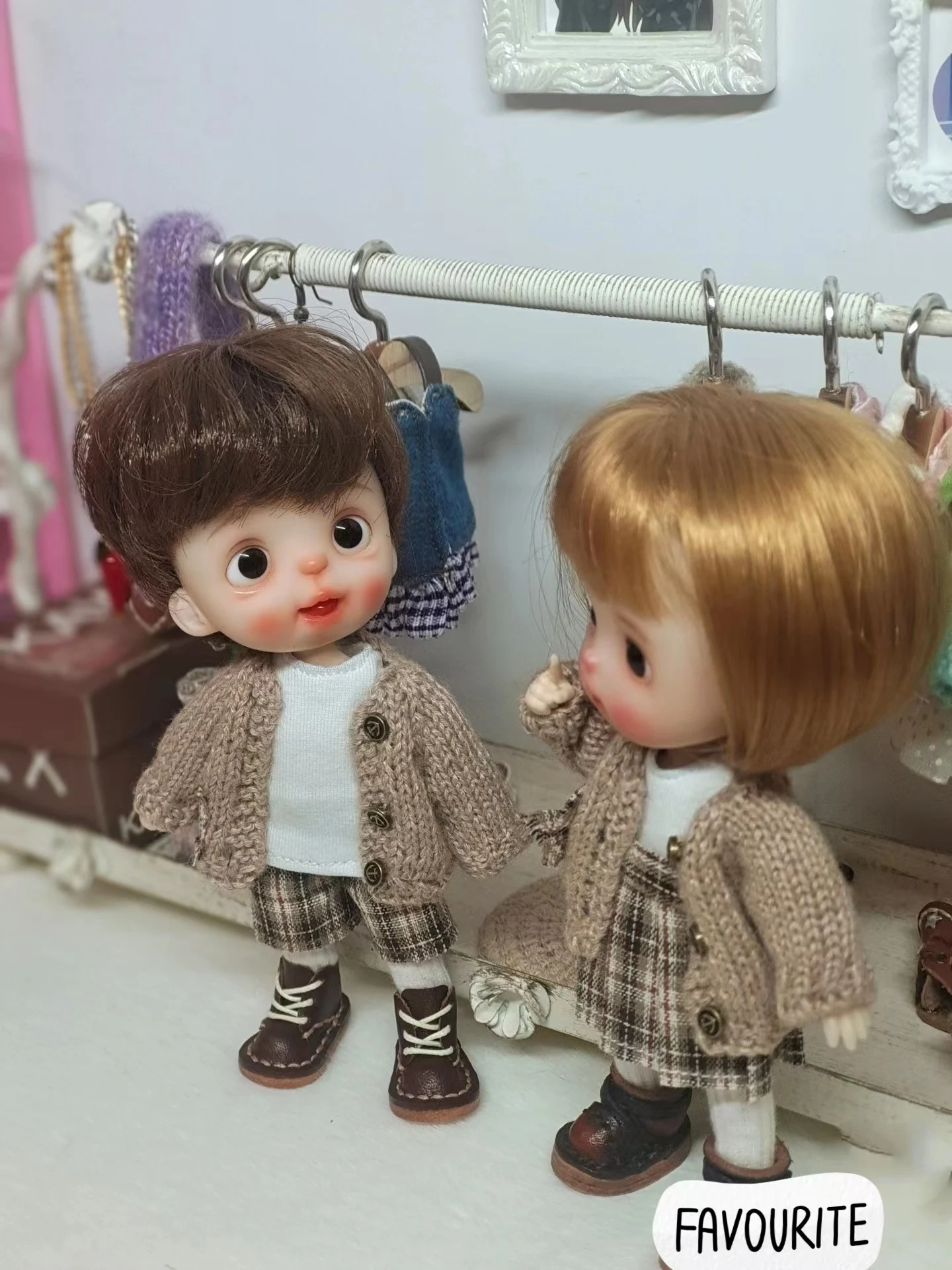 Ob11 Bjd doll clothes Student attire 4