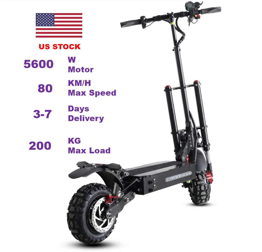 

5600W 11Inch Electric Scooter Adult ARWIBON Q12 Plus Electric Scooter With Dual Motor 48V 27AH 60KM 80KM/H