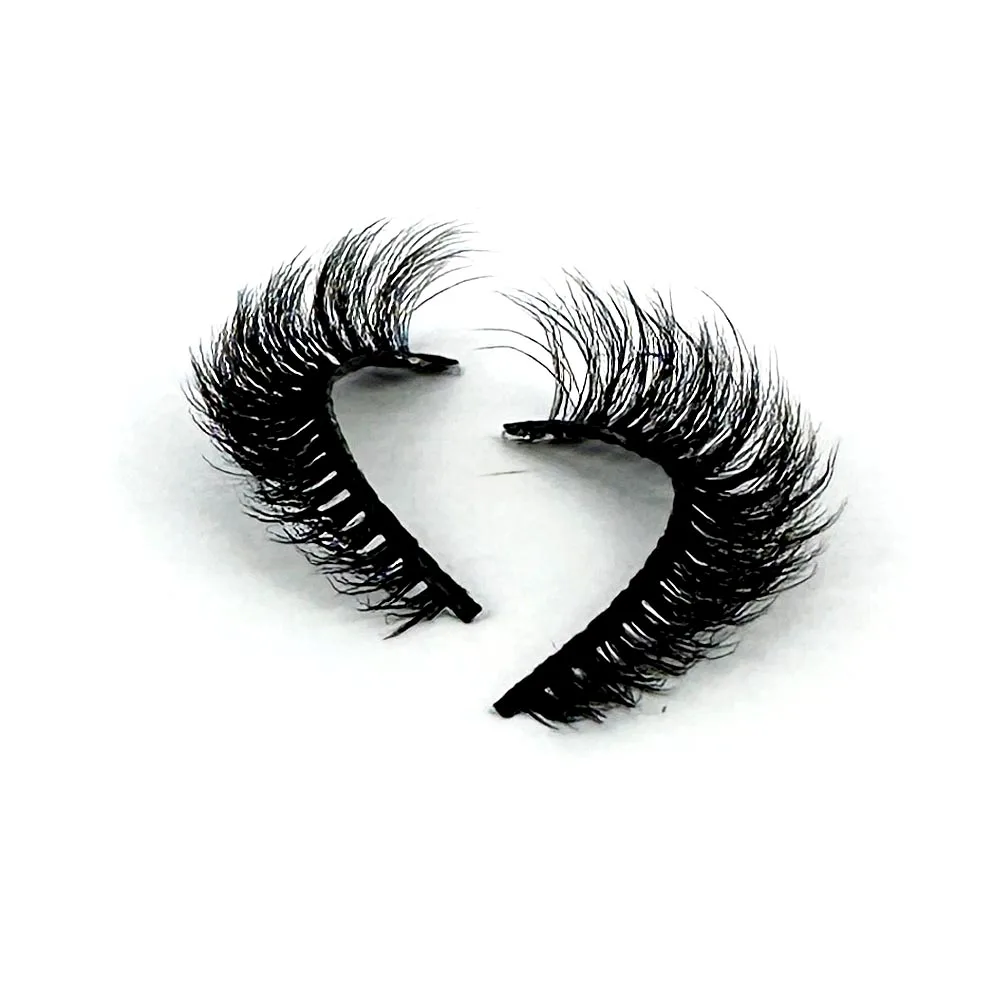 False Eyelashes 10 Pairs 3D Faux Mink Natural Long Fluffy Wispy Makeup Beauty Extension Short