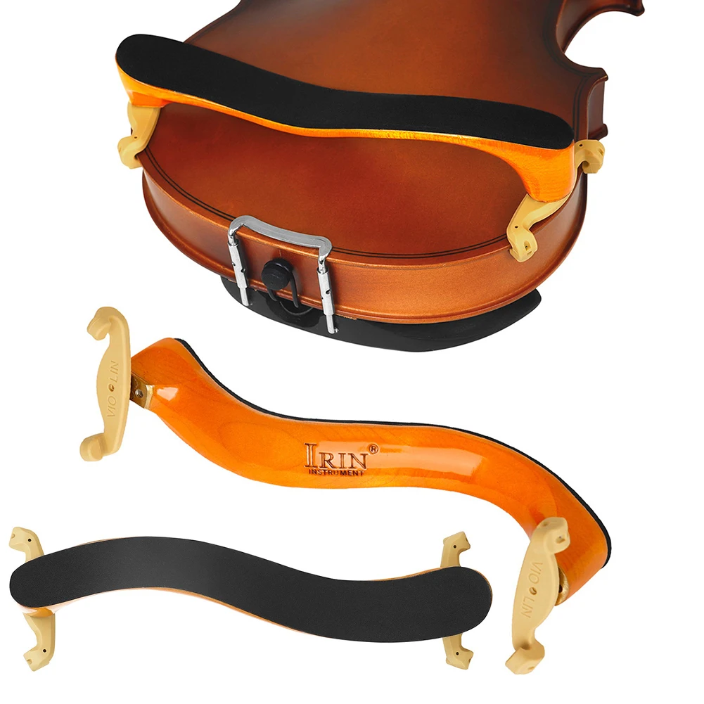 4/4 Violin Shoulder Rest Support String Height Adjustable Comfortable Sponge Pad Violin Case 4/4 String Instrument Accessories