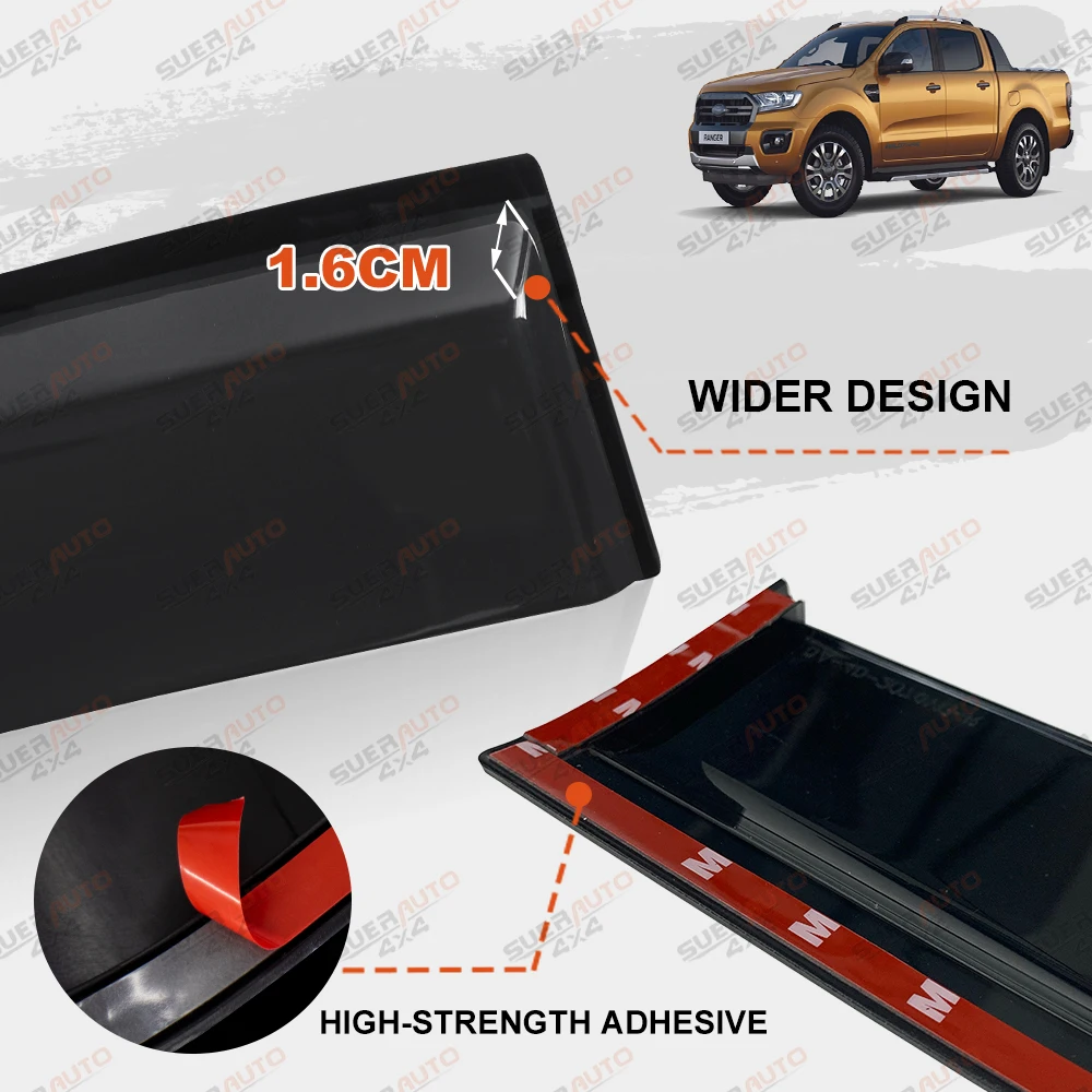 Ford Ranger Window Visors 4