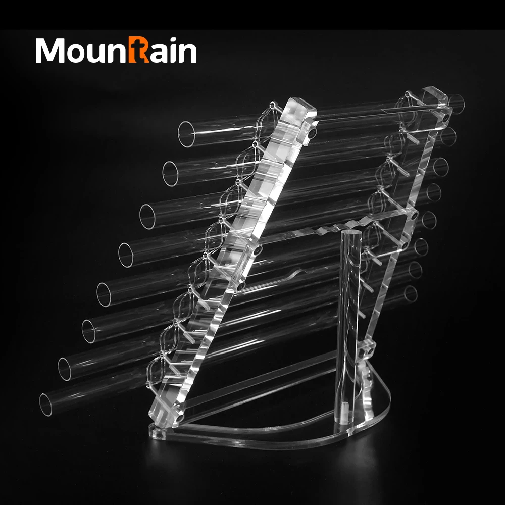 Clear Quartz Crystal Singing Harp with Aluminum Alloy Box 440hz/432hz 8 Tubes Note CDEFGABC in 5th Ocatve