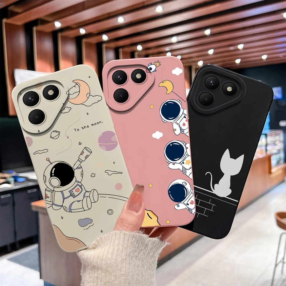 Funny Design Pattern Soft Smooth Liquid Silicone Phone Case Shell