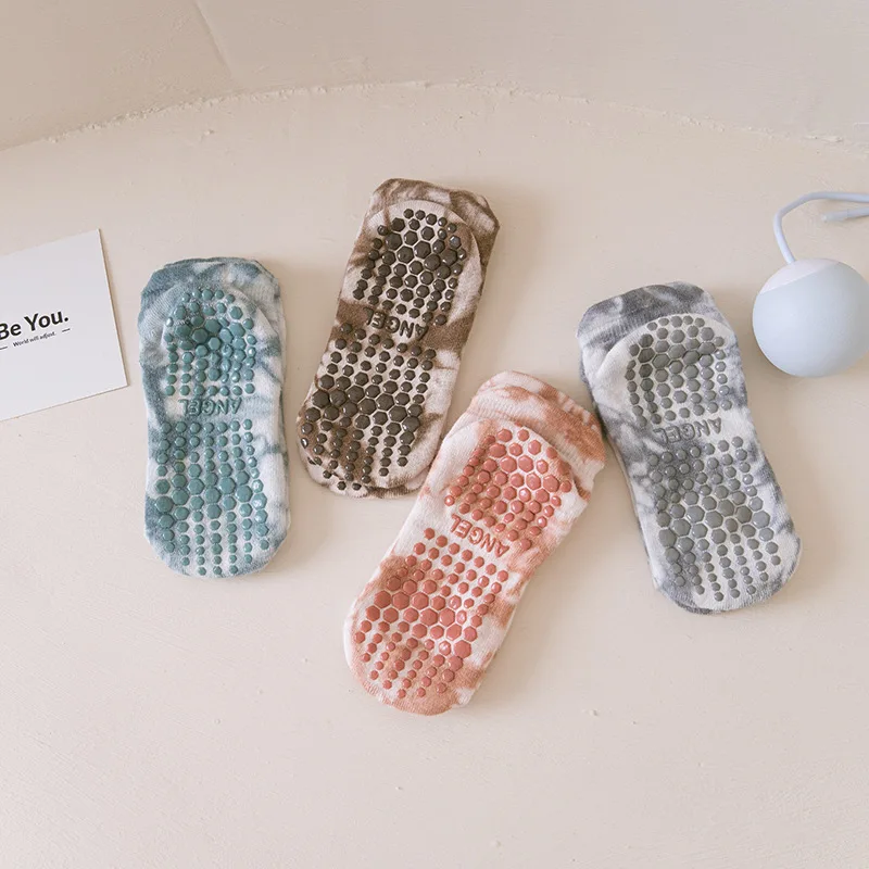 Pilates Yoga Socks Cotton Breathable Low Cut Short Dance Sports Socks Silicone Anti-slip Professional Tie-dyed Gym Fitness Socks 15 Sebf9d303eeeb4844b51a74a507c7c91eO