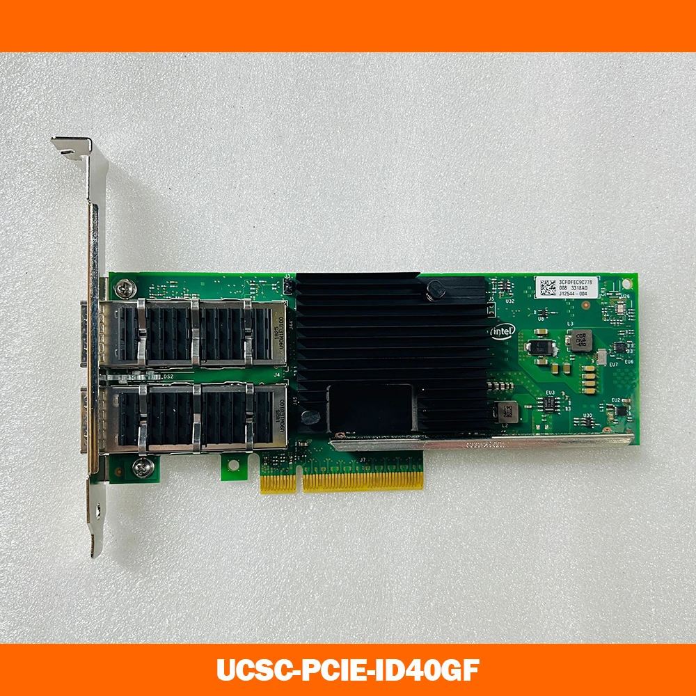 For Intel XL710-QDA2 Dual Port 40G 10G Fiber Optic Network Card UCSC-PCIE-ID40GF 1 For Intel XL710 QDA2 Dual Port 40G 10G Fiber Optic Network Card UCSC PCIE ID40GF