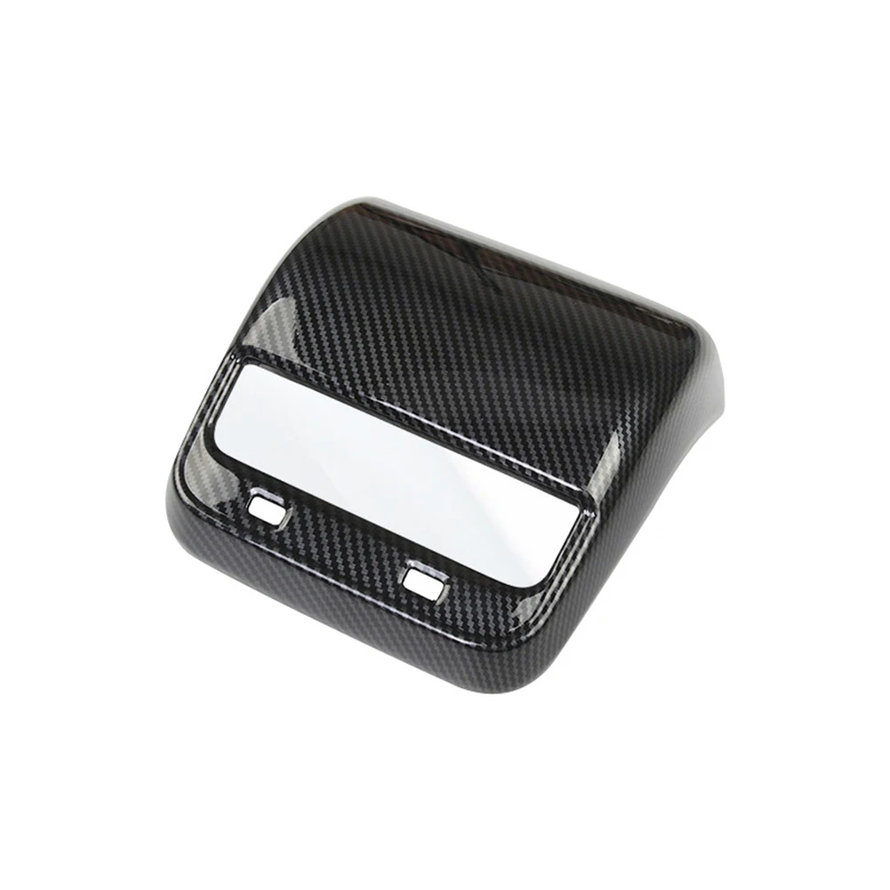 

Practical Protective Cover Cover Glossy Rear Vent Outlet Cover Trim 100G ABS Carbon Fiber Easy To Install And Remove