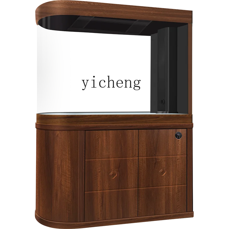 

XL Bottom Filter Fish Tank Living Room Large Floor Household Subareas Screens Change Water Chinese Style