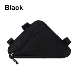 Waterproof Bicycle Frame Triangle Bag - Durable Cycling Storage Pack and Accessories Holder (Black)