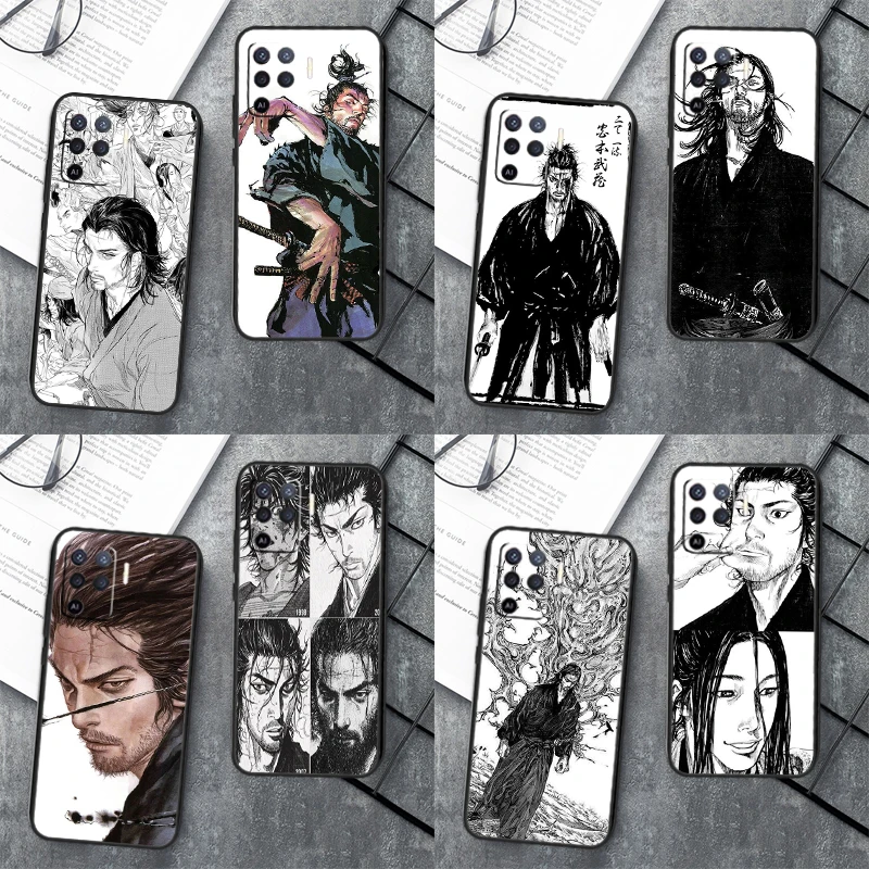 Чехол vagabond miyamoto musashi для OPPO A74 A54 A94 A5 A9 2020 A31 A53 A53S A15 A83 A91 A93 A52 A72 Coque |