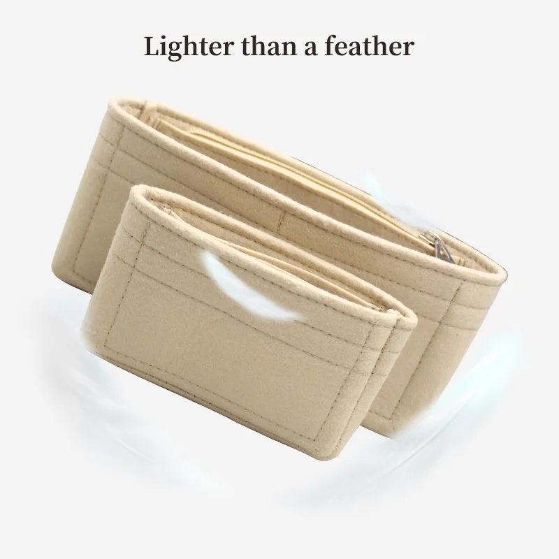 For Multi Pochette Accessoires Bag Organizer Insert Crossbody Bags Luxury Small Make Up Purse Storage Felt Insert Bags TINBERON
