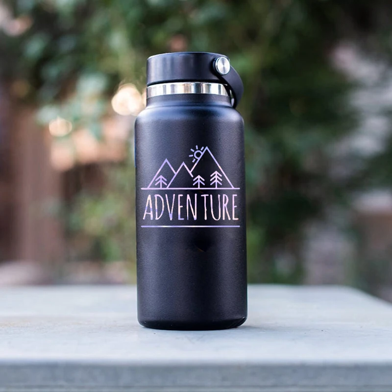 Adventure Quote Laptop Decals Decoration Mobile Phone Sticker Mountain Camping Vinyl Sticker Outdoorsy Car Window Decor 3d wall stickers