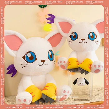 New Digimon Adventure Plush Toys Tailmon Action Figure Cartoon Stuffed Sitting Position Doll Soft Pillow Room Decor Toys Gifts 1
