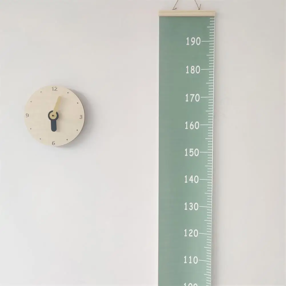 Popular Height Chart Fabric Hanging Portable Kids Height Chart Growth Easy to Install