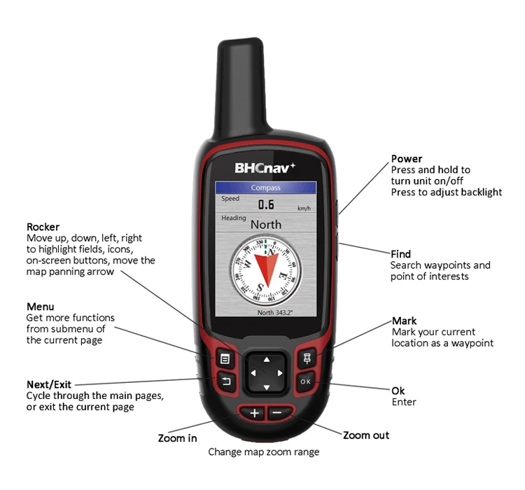 Easy Mapping Outdoor F78 Marine Handheld GPS For Traveling
