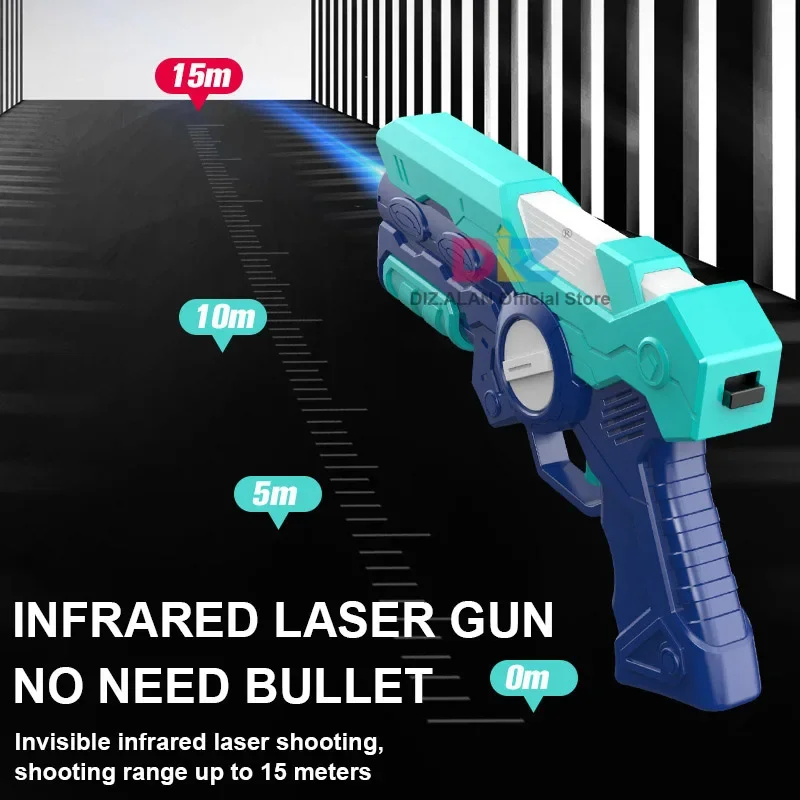 Kids Laser Tag Toy Guns Electric Infrared Gun For Child Laser Tag Battle Game Toys Weapon Pistols Gift For Boys Outdoor Games 4