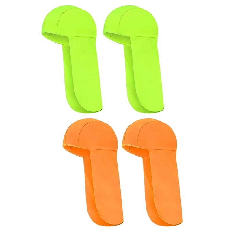 

4 Pcs Hard Hat Neck Shade Elastic UV Protection Sun Shade Hat Neck Shield Neck Protector To Cover Neck For Fishing