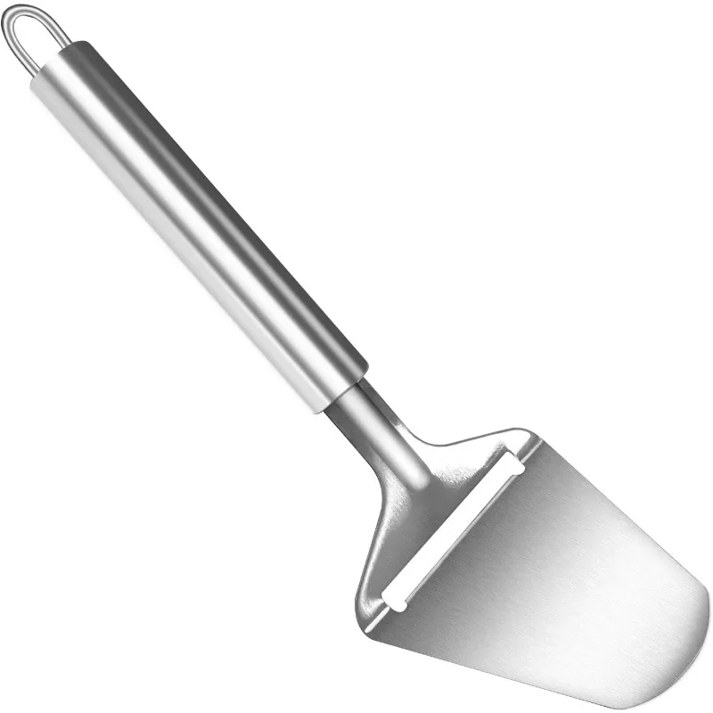 Stainless Steel Cheese Slicer & Cutter - Multi-Functional, Dishwasher Safe for Kitchen, Cooking, Deli &Food Preparation (Silver)