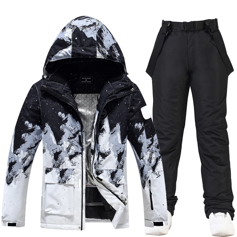 Ski Wear Men and Women Snow Wear Suit Sets, Snowboarding Suit, Perfect Moment Ski Clothes, Ski Jacket and Pant, Snowboarding Suit, Unsex
