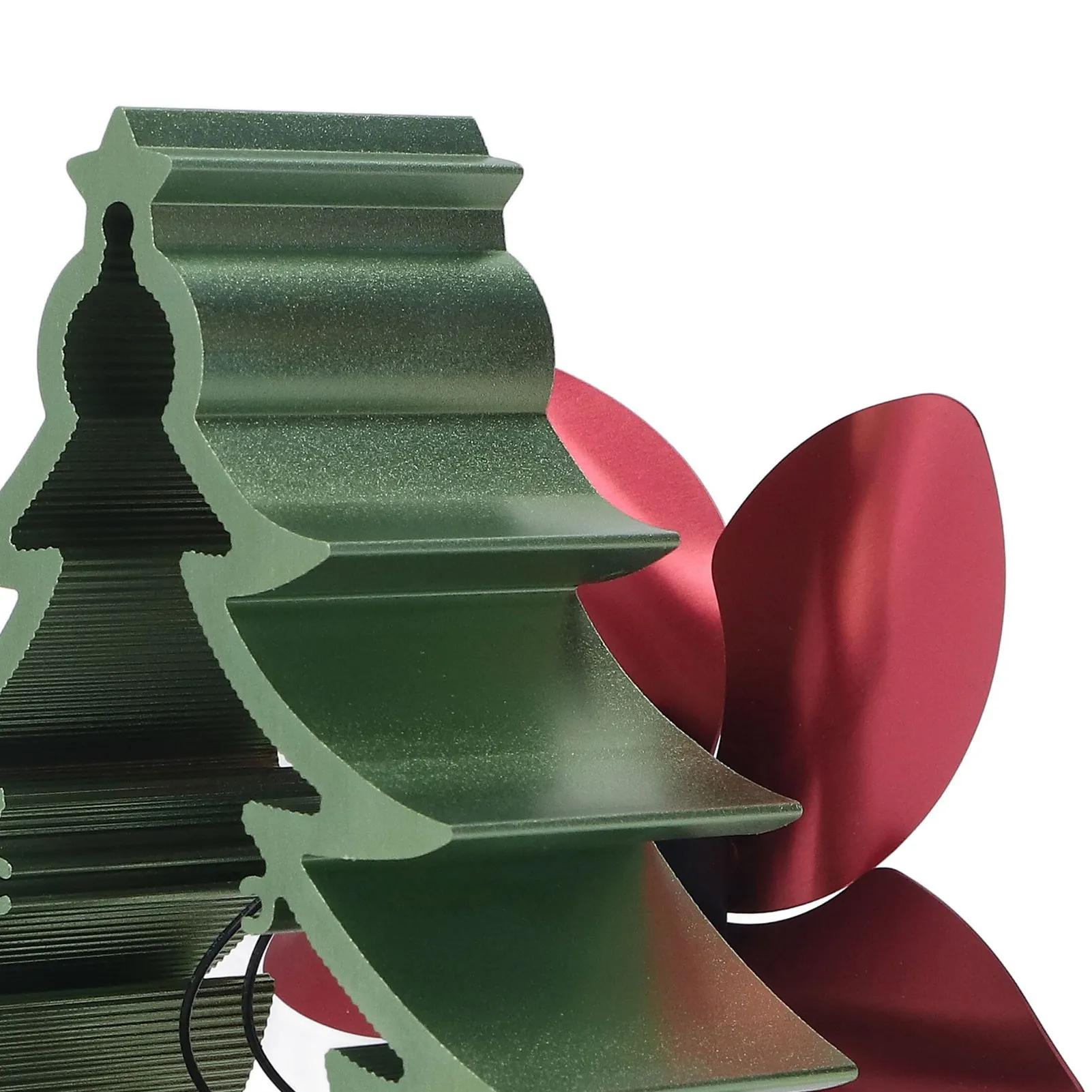 Christmas 5 Blade Fireplace Fan European Style Simple Portable Christmas Tree Fireplace Fan Energy Saving Driven Thermal Energy