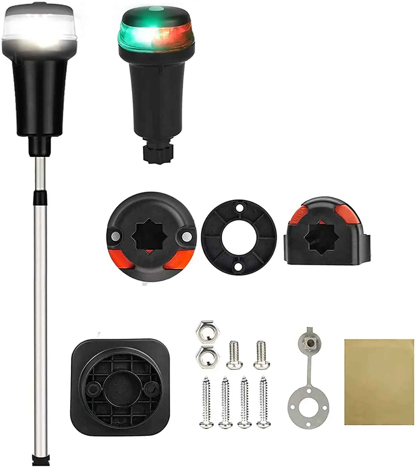 Anheart Marine Boat Kayak Navigation Telescopic Tubing All Round White