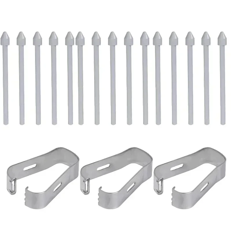 Premium Touch Stylus Replacement Nibs with Clip for Tablets and Smartphones